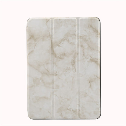 Marble Texture Pattern Horizontal Flip Leather Case for iPad Mini 2019, with Three-folding Holder & Pen Slot & Sleep / Wake-up Function, For iPad Mini 2019