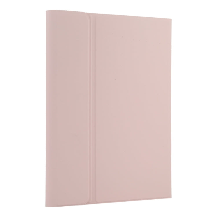 TG11BC Detachable Bluetooth Pink Keyboard Microfiber Leather Tablet Case for iPad Pro 11 inch (2020), with Touchpad & Pen Slot & Holder, Pink Keyboard