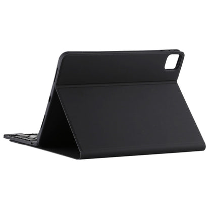 TG11BCS Detachable Bluetooth Black Keyboard Microfiber Leather Tablet Case for iPad Pro 11 inch (2020), with Backlight & Touchpad & Pen Slot & Holder, Black Keyboard
