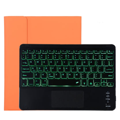 TG11BCS Detachable Bluetooth Black Keyboard Microfiber Leather Tablet Case for iPad Pro 11 inch (2020), with Backlight & Touchpad & Pen Slot & Holder, Black Keyboard