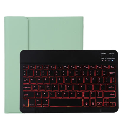 TG11BS Detachable Bluetooth Black Keyboard + Microfiber Leather Tablet Case for iPad Pro 11 inch (2020), with Backlight & Pen Slot & Holder, Black Keyboard