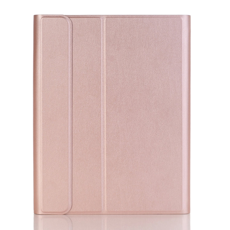 A102B For iPad 10.2 inch 2019 Ultra-thin Detachable Bluetooth Keyboard Leather Tablet Case with Stand & Pen Slot Function, A102B Rose Gold, A102B Black, A102B Gold, A102B Blue