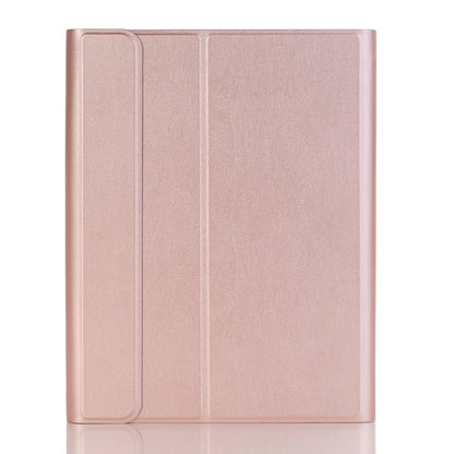 A102B For iPad 10.2 inch 2019 Ultra-thin Detachable Bluetooth Keyboard Leather Tablet Case with Stand & Pen Slot Function, A102B Rose Gold, A102B Black, A102B Gold, A102B Blue
