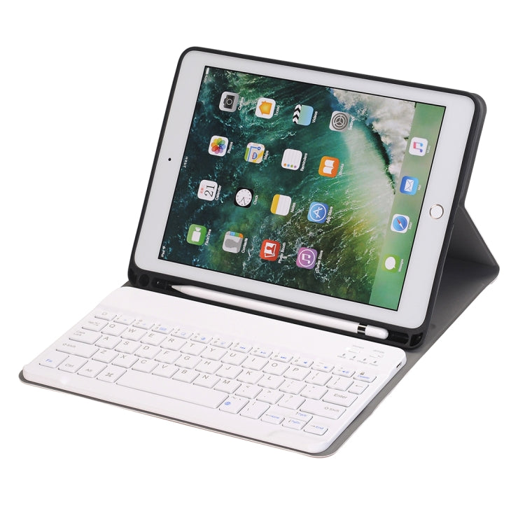 A102B For iPad 10.2 inch 2019 Ultra-thin Detachable Bluetooth Keyboard Leather Tablet Case with Stand & Pen Slot Function, A102B Rose Gold, A102B Black, A102B Gold, A102B Blue