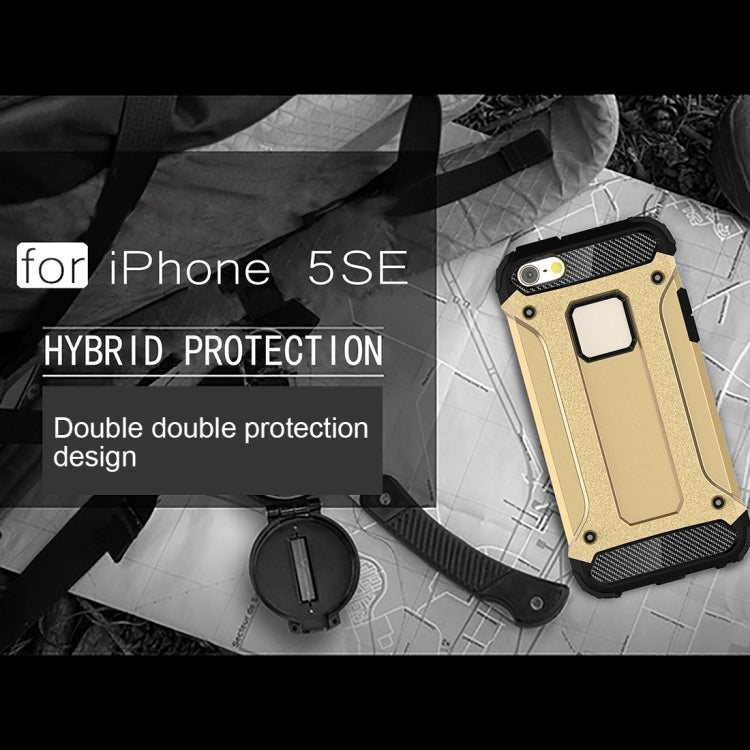 Tough Armor TPU + PC Combination Case for iPhone SE & 5 & 5s, For 5 & iPhone 5S & iPhone SE