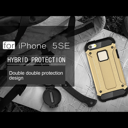 Tough Armor TPU + PC Combination Case for iPhone SE & 5 & 5s, For 5 & iPhone 5S & iPhone SE