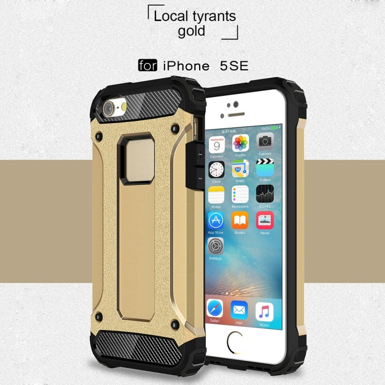Tough Armor TPU + PC Combination Case for iPhone SE & 5 & 5s, For 5 & iPhone 5S & iPhone SE