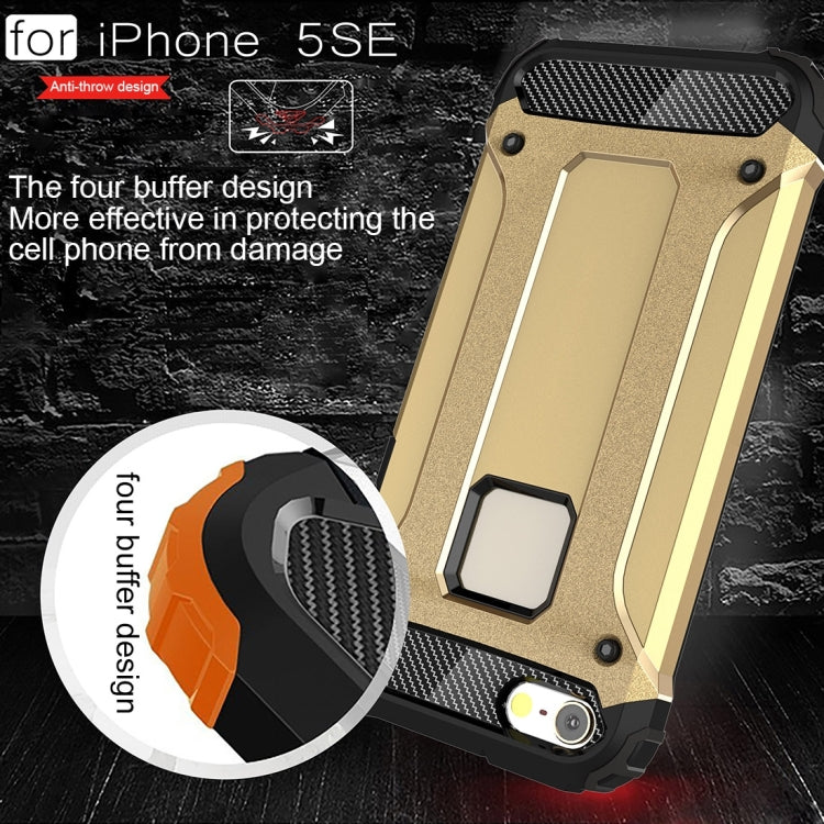 Tough Armor TPU + PC Combination Case for iPhone SE & 5 & 5s, For 5 & iPhone 5S & iPhone SE