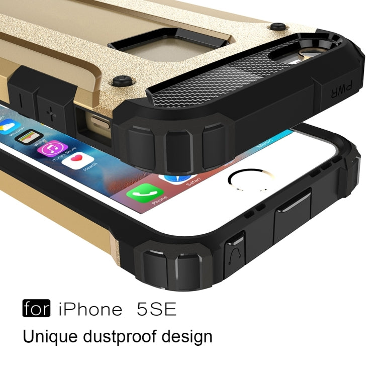 Tough Armor TPU + PC Combination Case for iPhone SE & 5 & 5s, For 5 & iPhone 5S & iPhone SE