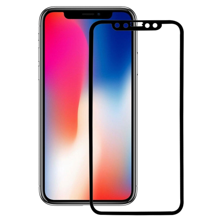 For iPhone X 0.26mm 9H Surface Hardness 3D Explosion-proof Full Screen Carbon Fiber Soft Edges Tempered Glass Screen Film, For X(Carbon Fiber), iPhone X(Carbon Fiber)