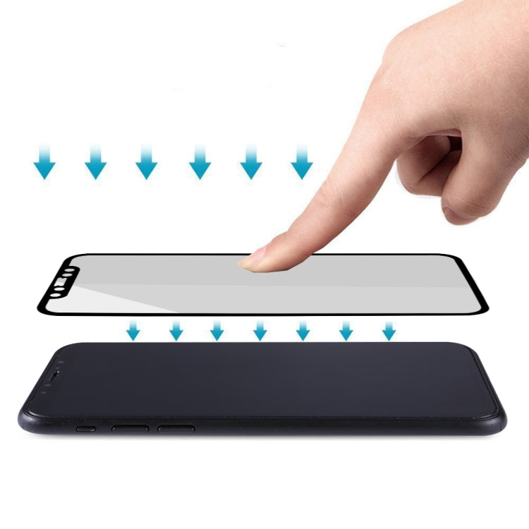 For iPhone X 0.26mm 9H Surface Hardness 3D Explosion-proof Full Screen Carbon Fiber Soft Edges Tempered Glass Screen Film, For X(Carbon Fiber), iPhone X(Carbon Fiber)
