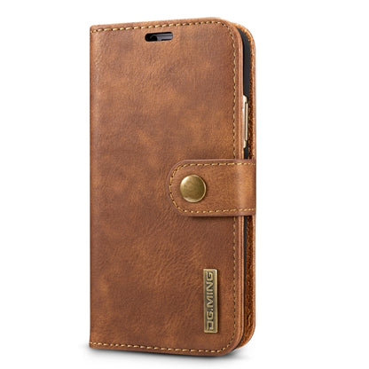 For iPhone X / XS DG.MING  Crazy Horse Texture Horizontal Flip Detachable Magnetic Protective Case with Holder & Card Slots & Wallet, iPhone X, iPhone  X, For  X