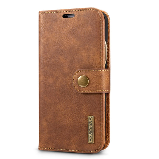 For iPhone X / XS DG.MING  Crazy Horse Texture Horizontal Flip Detachable Magnetic Protective Case with Holder & Card Slots & Wallet, iPhone X, iPhone  X, For  X