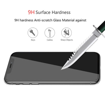 For iPhone X ENKAY Hat-Prince 0.26mm 9H Surface Hardness 6D Curved Edge Full Screen Tempered Glass Film, For X (6D)