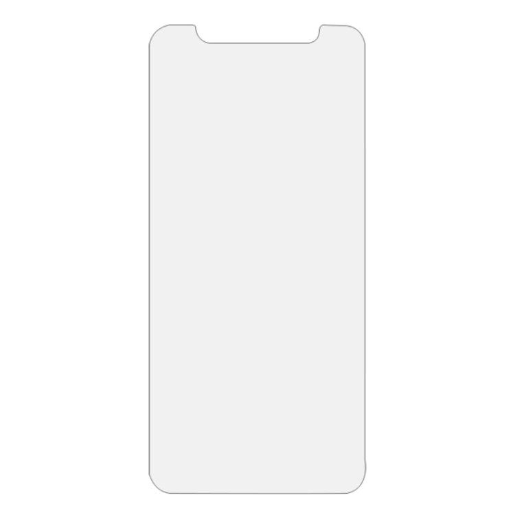 For iPhone X & XS 0.26mm 9H 3D Non-full Screen Highly Transparent Privacy Anti-glare Tempered Glass Film, For X & XS(Transparent)