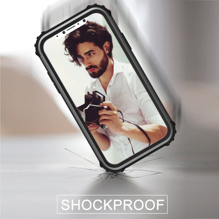 For iPhone X / XS Diamond Series Electroplating PC +  Silicone Protective Case, For iPhone X, For X