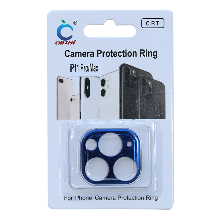 Aluminum Alloy Camera Lens Protector for iPhone 11 Pro / 11 Pro Max, For iPhone 11 Pro (Blue), For iPhone 11 Pro (Red), For iPhone 11 Pro (Rose Gold), For iPhone 11 Pro (Silver), For iPhone 11 Pro (Black), For iPhone 11 Pro