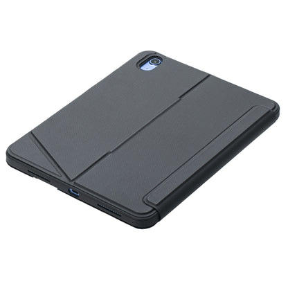 T10-AS For iPad 11 2025 / iPad 10th Gen 10.9 2022 Touch Backlight Split Type Bluetooth Keyboard Leather Case, T10-A