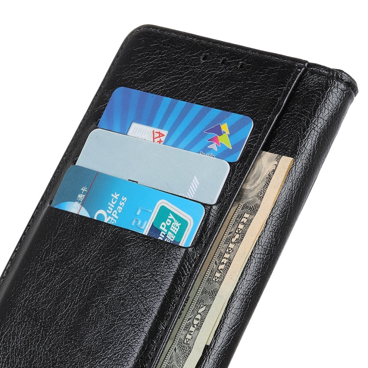 For iPhone 11 Pro Max Copper Buckle Nappa Texture Horizontal Flip Leather Case, with Holder & Card Slots & Wallet, For XI Max (2019)