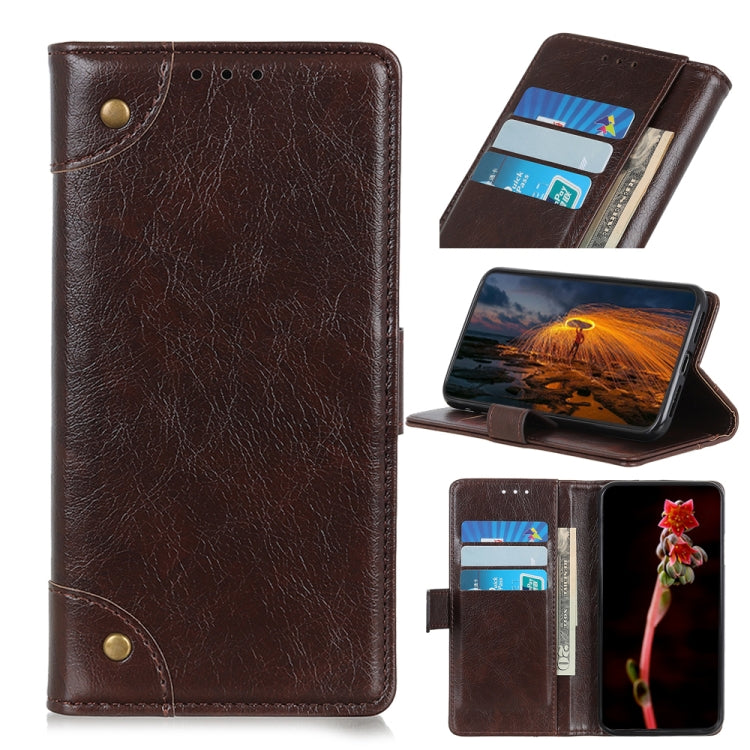 For iPhone 11 Pro Max Copper Buckle Nappa Texture Horizontal Flip Leather Case, with Holder & Card Slots & Wallet, For XI Max (2019)