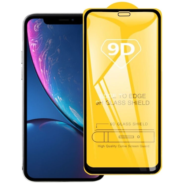 For iPhone 11 / XR 9H 9D Full Screen Tempered Glass Screen Protector, For iPhone 11 (1 PC)