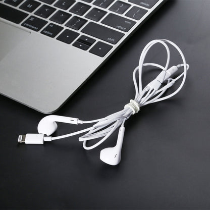 GL069 8 Pin Port Bluetooth Module Pop-up Window Wired Stereo Earphones with Mic, GL069