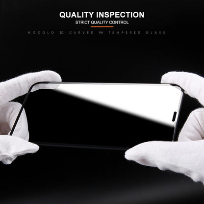 For iPhone 11 Pro Max / XS Max mocolo 0.33mm 9H 3D Round Edge Tempered Glass Film, iPhone XS Max
