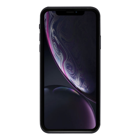 For iPhone 11 / XR 9H 2.5D Ultrathin Silk-screen Carbon Fiber Full Screen Protector Film, For XR