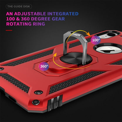 For iPhone XR Armor Shockproof TPU + PC Protective Case with 360 Degree Rotation Holder, For iPhone XR