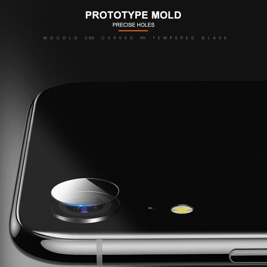 For iPhone XR mocolo 0.15mm 9H 2.5D Round Edge Rear Camera Lens Tempered Glass Film, iPhone XR