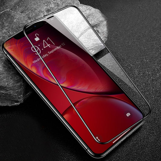 For iPhone 11 / XR mocolo 0.33mm 9H 3D Round Edge Tempered Glass Film, iPhone XR