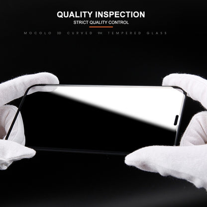 For iPhone 11 / XR mocolo 0.33mm 9H 3D Round Edge Tempered Glass Film, iPhone XR