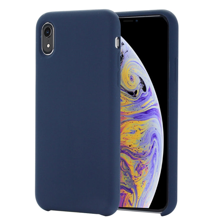 For iPhone XR Four Corners Full Coverage Liquid Silicone Case, XR, For XR