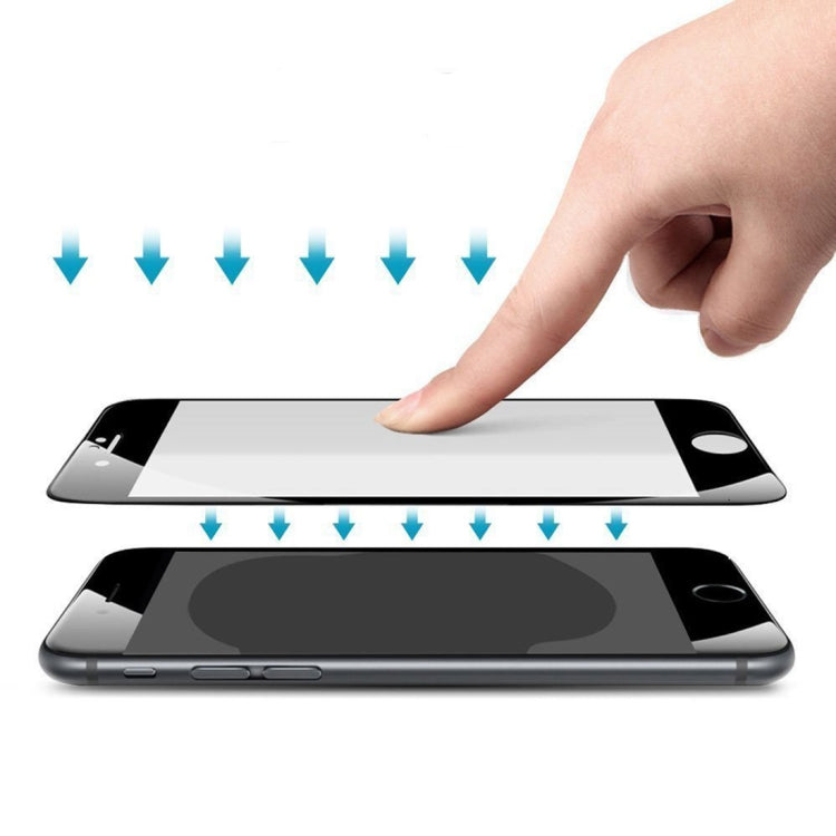For iPhone X & XS 50pcs Full Screen Carbon Fiber Soft Edges Tempered Glass Film, For iPhone XS