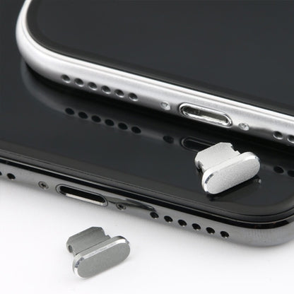 2pcs Universal 8 Pin Charging Port Metal Anti-Dust Plug for iPhone