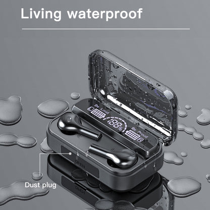 278 TWS External Noise Cancelling Touch Bluetooth Earphone with Charging Box, Support LED Power Digital Display & Breathing Lights & Call & Voice Assistant, 278 Black, 278 White