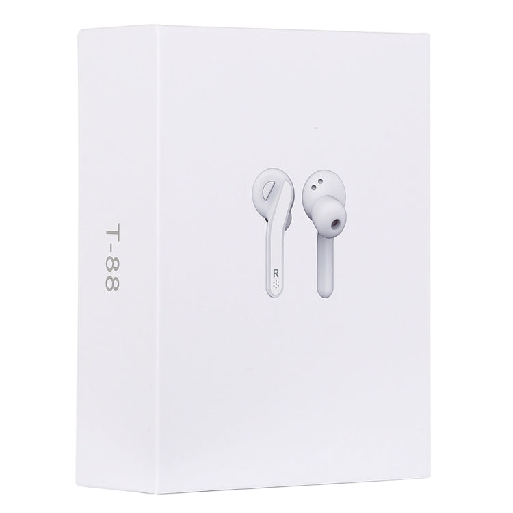 T-88 TWS Bluetooth V5.0 Wireless Stereo Earphones with Magnetic Charging Box