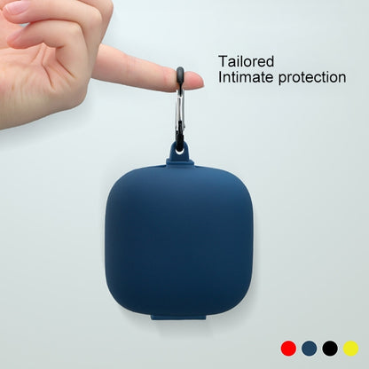 Solid Color Silicone Wireless Bluetooth Earphone Protective Case for Beats Powerbeats Pro, Red, Wine Red, Black, Dark Blue, Gray Blue, Grass Green, Grey, Light Purple, Mint Green, Purple