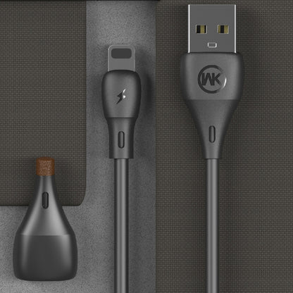 WK WDC-072 1m 2.1A Output Full Speed Series USB to 8 Pin Data Sync Charging Cable, 8 Pin