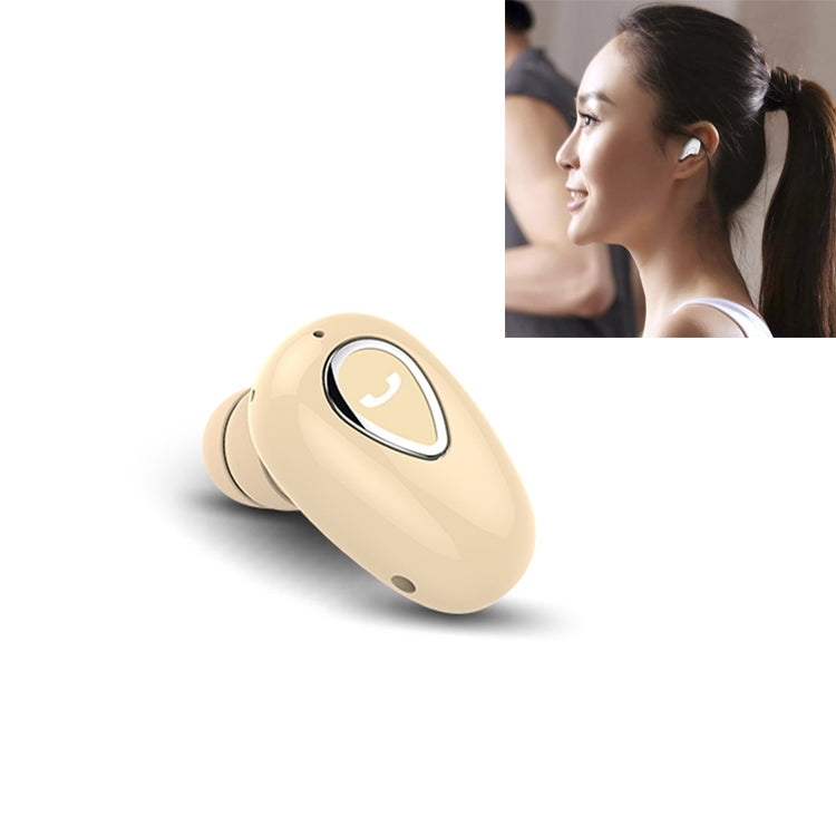 YX01 Sweatproof Bluetooth 4.1 Wireless Bluetooth Earphone, Support Memory Connection & HD Call, Silver, White, Black, Flesh Color, Rose Gold
