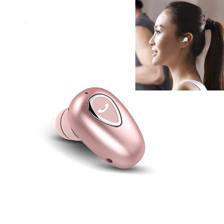 YX01 Sweatproof Bluetooth 4.1 Wireless Bluetooth Earphone, Support Memory Connection & HD Call, Silver, White, Black, Flesh Color, Rose Gold