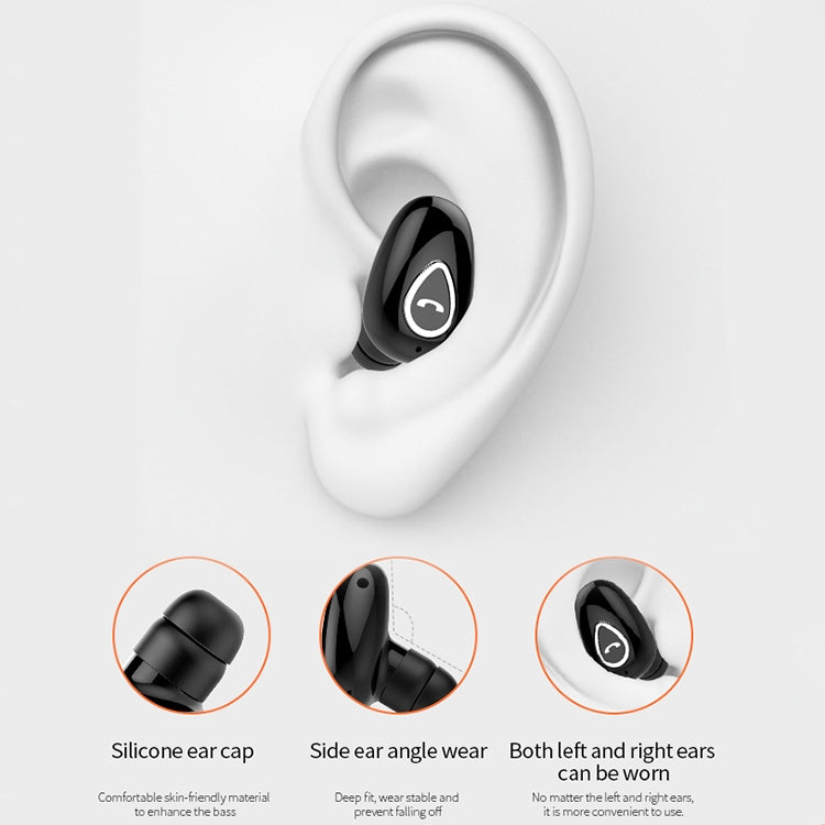YX01 Sweatproof Bluetooth 4.1 Wireless Bluetooth Earphone, Support Memory Connection & HD Call, Silver, White, Black, Flesh Color, Rose Gold