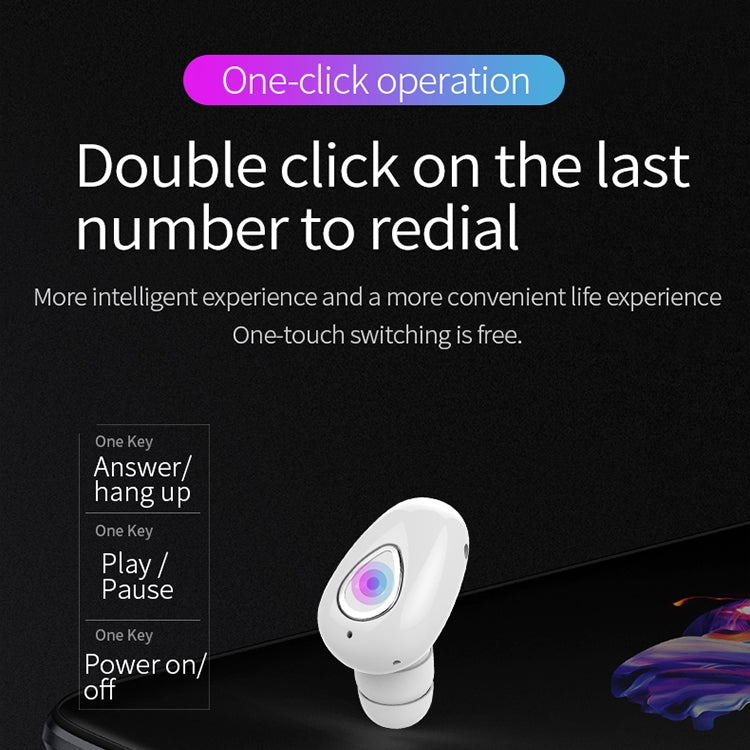 YX01 Sweatproof Bluetooth 4.1 Wireless Bluetooth Earphone, Support Memory Connection & HD Call, Silver, White, Black, Flesh Color, Rose Gold