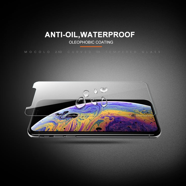 For iPhone XS / X mocolo 0.33mm 9H 2.5D Tempered Glass Film, iPhone XS / X
