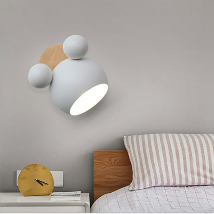 Creative Cartoon E27 LED White Light Wall Lamp for Bedside Passage