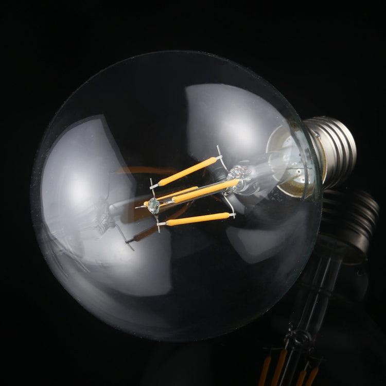 G95 E27 4W 4 LEDs 450 LM 3000K Retro Dimming LED Filament Light Bulb Energy Saving Light, AC 220V, G95 4W White Light, G95 4W Warm White