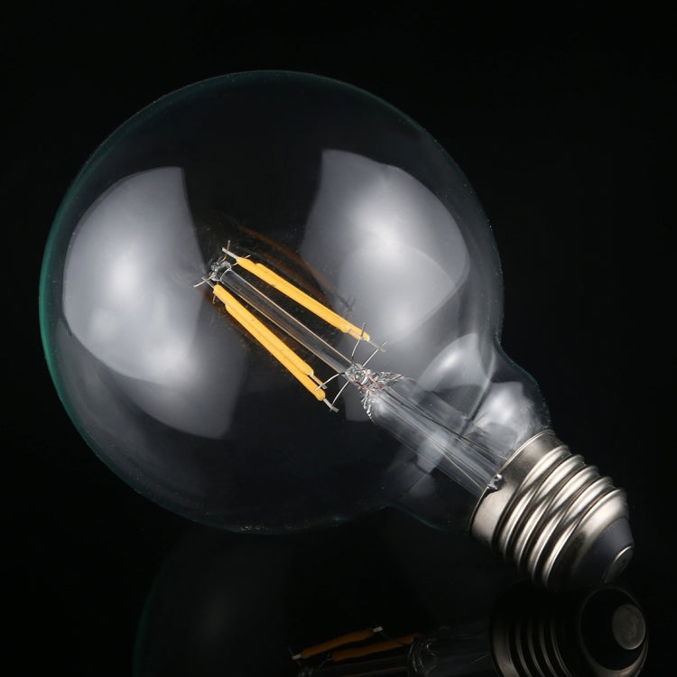 G95 E27 4W 4 LEDs 450 LM 3000K Retro Dimming LED Filament Light Bulb Energy Saving Light, AC 220V, G95 4W White Light, G95 4W Warm White