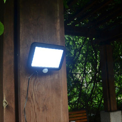 Solar Wall Light COB Separate Human Body Induction Garden Light Waterproof Outdoor Lighting Street Light, 100 COB