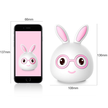 Happy Rabbit Creative Touch 3D LED Decorative Night Light, AAA Battery Version, AAA Battery Version (Pink), AAA Battery Version (Blue)