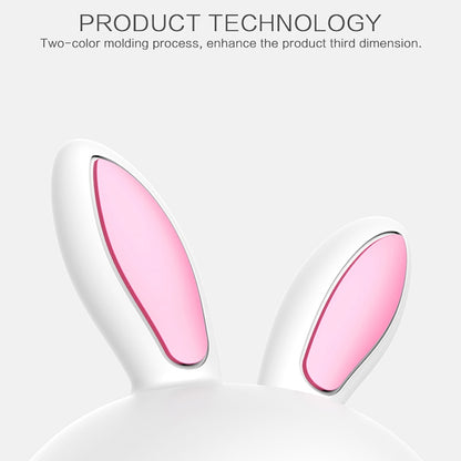 Happy Rabbit Creative Touch 3D LED Decorative Night Light, AAA Battery Version, AAA Battery Version (Pink), AAA Battery Version (Blue)